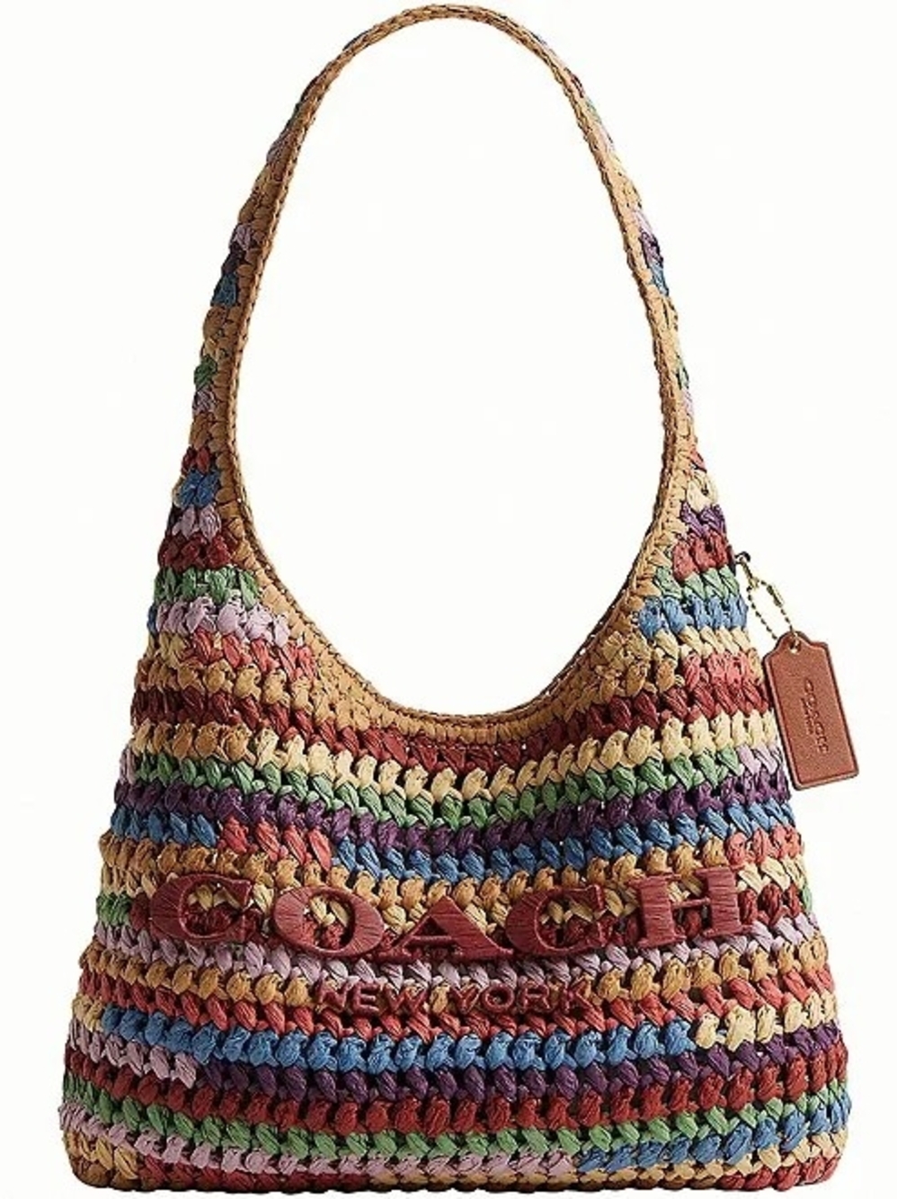 Coach Brooklyn 28 Multi Stripe Shoulder Bag